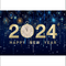 Customize 2024 New Year Photography Backdrops Merry Christmas Fireworks Background Party Backdrops Photo Studio