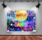 Custom Hip Hop Disco Music Photography Backdrops Let's Dance Happy Birthday Party Decor Background