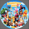 Customize Kids Photo Backdrop Cover Round Backdrop Birthday Party Circle Background Covers