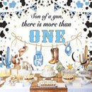 Customize Cartoon Baby Photo Backdrop Cowboy Photography Backgrounds Banners
