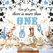 Customize Cartoon Baby Photo Backdrop Cowboy Photography Backgrounds Banners