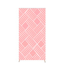 Customize Size Pink and White Pattern Photo Background Cover Chiara Theme Background Double Side Elastic Covers