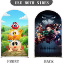 Customize Party Photo Background Cover Arch Chiara Theme Background Different Double Side Elastic Covers