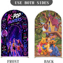 Custom Kpop and Winnie the Pooh Photo Backdrop Cover Arch Different Double Sides Elastic Covers