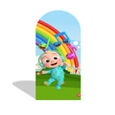 Custom Melon Photo Backdrop Cover Theme Arch Background Double Side Elastic Covers