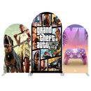 Custom Grand Theft Auto Photo Backdrop Cover Arch Double Side Elastic Cover