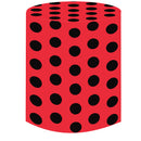 Customize Miraculous Lady Bug Round Backdrop Ladybug Children Birthday Party Circle Background Covers Cylinder Plinth Covers