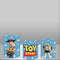 Customize Size Toy Story Photo Backdrop Covers Circle Background Cylinder Plinth Covers