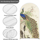 Customize Photo Peacock Gazebo Party Photo Background Cover Arch Chiara Theme Background Different Double Side Elastic Covers