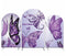 Custom Size Purple Butterfly Arch Photo Background Cover Arch Background Double Side Elastic Covers