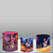 Customize Cartoon Photo Backdrop Cover Round Backdrop Birthday Party Circle Background Covers