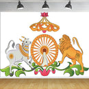 Customize Cartoon Photo Backdrop Birthday Party Photography Backgrounds Banners