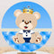 Customize Theme Photo Backdrop Cover Round Backdrop Baby Shower Birthday Party Circle Background Covers