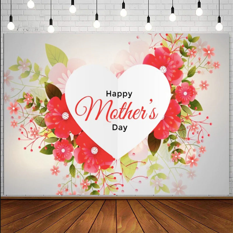 Custom Mother's Day Photo Backdrops Mothers Party Photography Background Banner