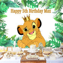 Custom Name The Lion King Photo Backdrop Banner