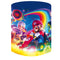 Customize Mario Backdrop Cover Round Backdrop Super Mario Birthday Party Circle Background Covers