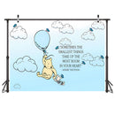 Custom Winnie the Pooh Photo Backdrop Banner