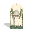 Customize Photo Peacock Gazebo Party Photo Background Cover Arch Chiara Background Double Side Elastic Covers