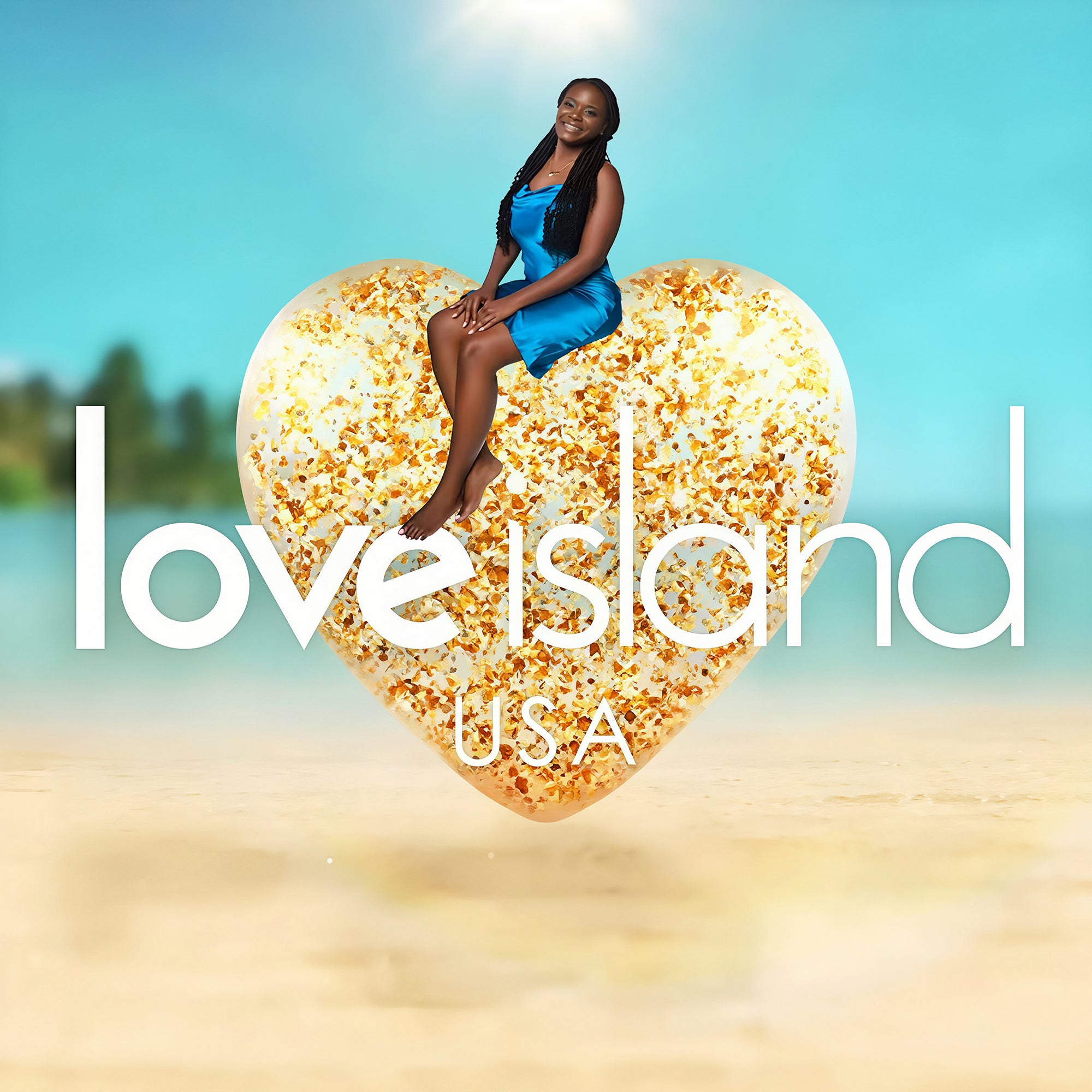 Custom Love Island Photo Backdrop Banner