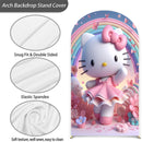 Customize Girls Party Photo Background Cover Arch Chiara Theme Background Different Double Side Elastic Covers