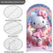 Customize Girls Party Photo Background Cover Arch Chiara Theme Background Different Double Side Elastic Covers