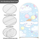 Customize Girls Party Photo Background Cover Arch Chiara Theme Background Different Double Side Elastic Covers