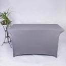 Spandex Tablecloth Fitted and Tight Cloth for Rectangle Table for Party, Wedding, Banquet and Birthday