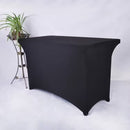 Spandex Tablecloth Fitted and Tight Cloth for Rectangle Table for Party, Wedding, Banquet and Birthday