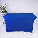 Spandex Tablecloth Fitted and Tight Cloth for Rectangle Table for Party, Wedding, Banquet and Birthday