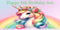 Customize Rainbow Unicorn Photo Backdrop Birthday Party Photography Backgrounds Banners