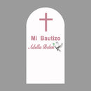 Cubierta de fondo de foto de melón de dibujos animados de tamaño personalizado fondo de arco temático cubiertas elásticas de doble cara