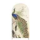 Customize Peacock Photo Background Girls Birthday Arch Chiara Theme Backgrounds Double Side Elastic Covers