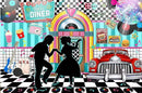 Customize Happy Birthday Photo Backdrop Disco Party Photography Backgrounds Banners