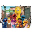 Custom Kids Photography Backdrops Street Backdrop Banner Decoration