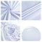 Personalizar logotipo foto fondo cubierta arco Chiara tema fondo doble cara elástico cubiertas