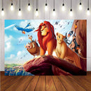 Custom The Lion King Simba Boys Birthday Backdrop Banner