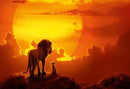 Fondo de fotografía para niños El Rey León Simba niños cumpleaños telón de fondo decoración sesión fotográfica telón de fondo foto estudio Banner
