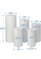 Customize Size Cartoon Girls Birthday 5 pieces Cylinder Plinth Covers