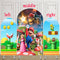 Customize The Super Mario Bros Photo Background Cover Theme Arch Background Double Side Elastic Covers