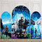 Customize How to Train Your Dragon Photo Background Cover Theme Arch Backgrounds Double Side Elastic Covers