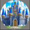 Customize Castle Photo Backdrop Cover Round Backdrop Birthday Party Circle Background Covers