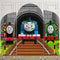 Customize Size Thomas and friends Photo Background Kids Birthday Cover Theme Arch Background Double Side Elastic Covers