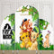 Customize The Lion King Photo Background Kids Birthday Cover Theme Arch Background Double Side Elastic Covers