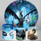 How to Train Your Dragon Round Backdrops Boys Birthday Circle Background Cake Party Table Banner Covers