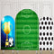 Customize Size Football Field Photo Background Soccer Birthday Party Cover Theme Arch Background Double Side Elastic Covers
