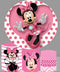 Custom Mouse Round Backdrop Pink Girls Birthday Party Circle Cover Decoration