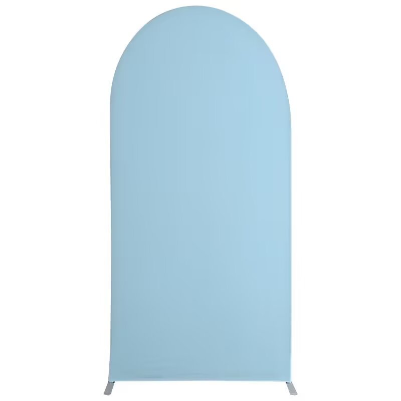 Custom Solid Arch Backdrop Cover Spandex Double Sides Elastic Covers