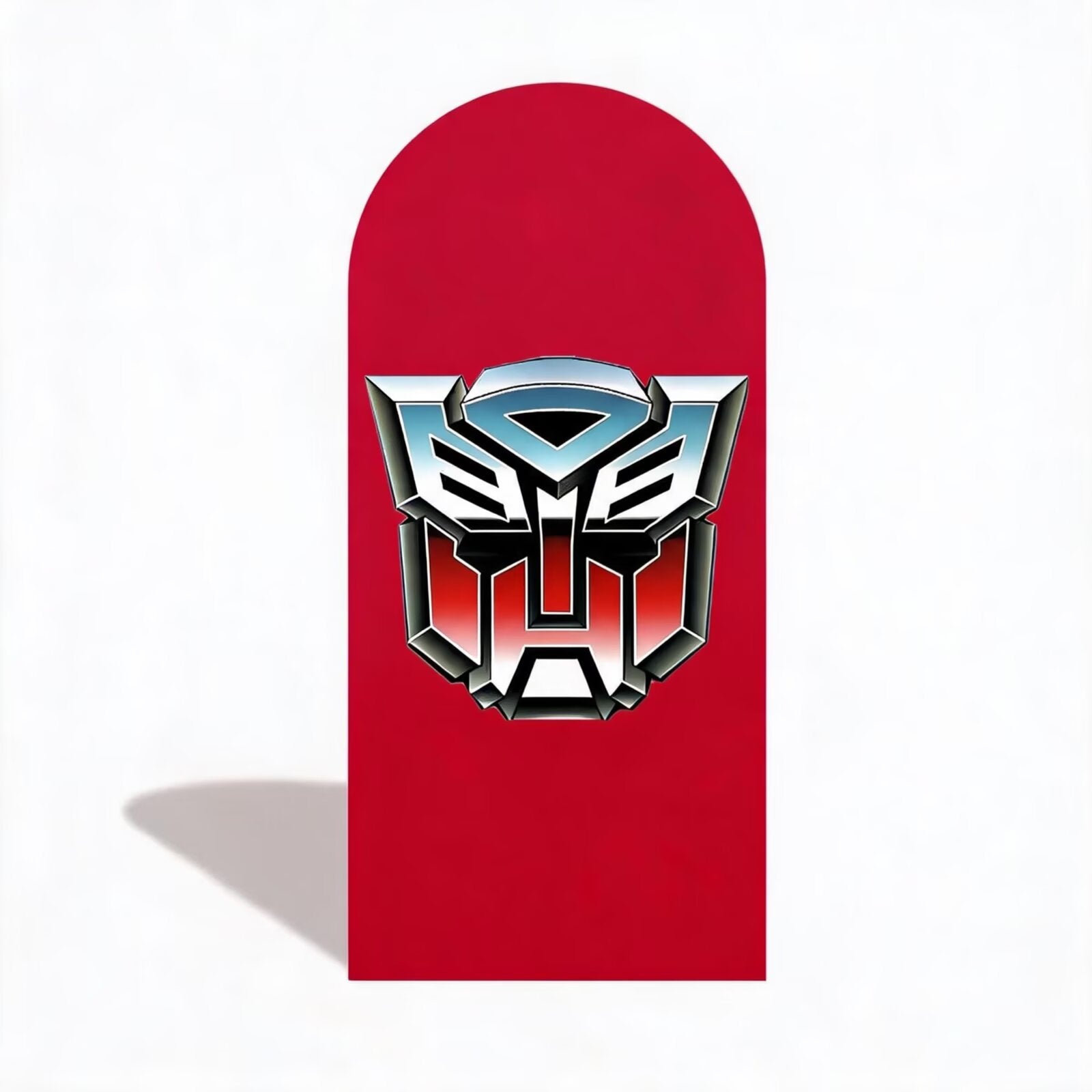 Custom Transformers Arch Backdrop Cover Double Sides Elastic Covers