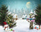 Customize Merry Christmas photo backdrop snowflake photography background winter snowman photo booth props Merry Xmas backdrops for kids