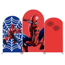 Custom Spider-Man Arch Photo Backdrop Double Side Elastic Cover
